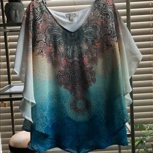 Super cute boho style blouse